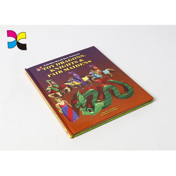 2.5mm / 3mm Thickness Hardcover Paperback Book Printing Sewing Binding Glossy Finishing
