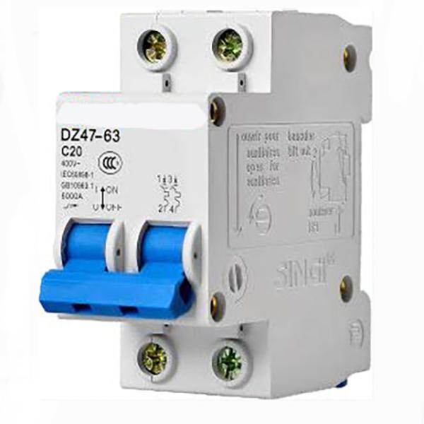 Single-phase Best Quality 2 Pole SWM-125 DC MCB Miniature Circuit Breaker Mini MCB Switch rcbo/mcb/mccb