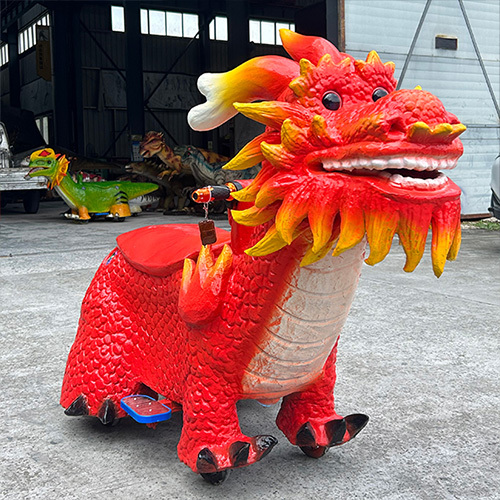 Kids Ride On Animatronic Dinosaur  Riding Scooter Walking Animal Ride
