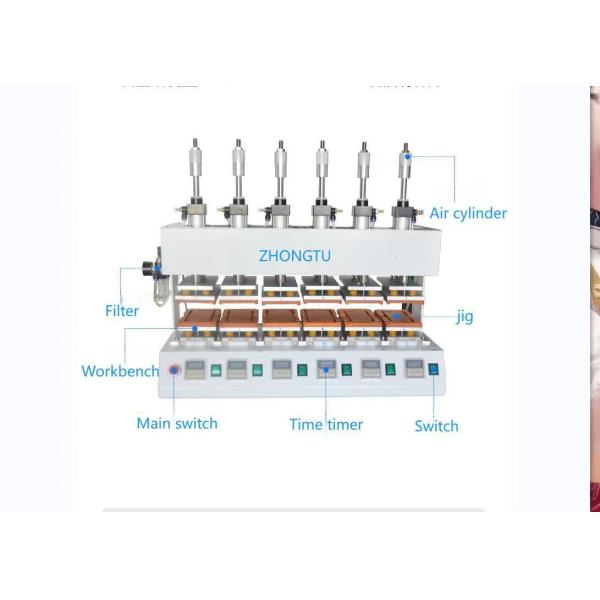 Six Station Automatic Pneumatic Press Machine For 3C Electronic Assembly