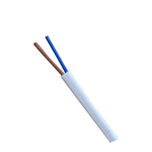 300/500V EU H05VVH2-F 2X0.75 1.5 MM2 PVC Insulated RVV Flat 2 Core Flexible Power Electric Bvv Wire Cable for Electrical