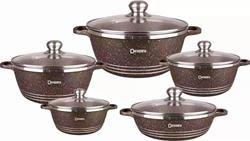 Hot Sale Aluminium Cooking Pot Set Medical Stone Cookware Non Stick Cookware Set Pot And Pans