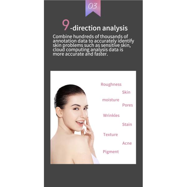 2023 Skin Analyzer 3D Intelligence Facial Skin Analyzer System Scanner Testing Skin Analyzer System