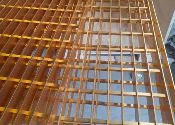Aluminum 6063 Alloy Metal Grate Stair Treads For Industrial Walkway