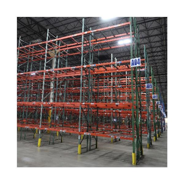 Industrial Warehouse Teardrop Pallet Rack Corrosion Protection Steel Pallet Shelving