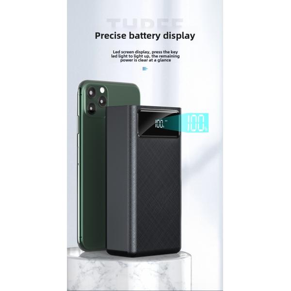 Fast Digital Display Li-Polymer Battery Bank Power Charger 2 in 1 Quick Charger Power Bank 50000mAh Portable Phone Charger