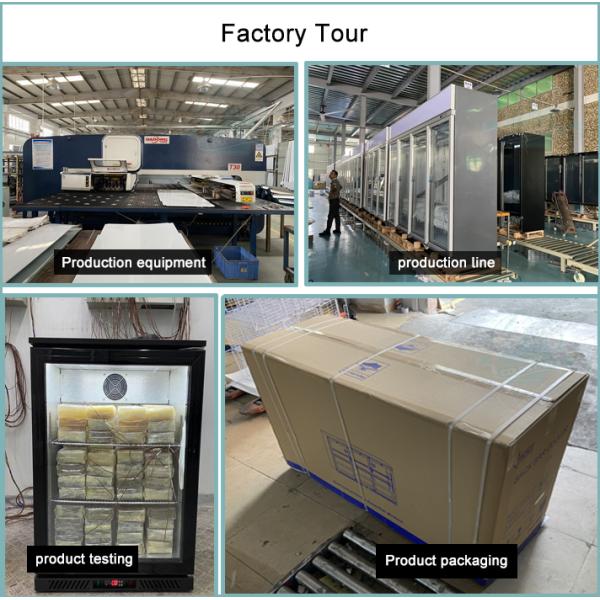 Glass Swing Door Back Bar Cooler Mini Fridge Desktop Under Bar Cooler