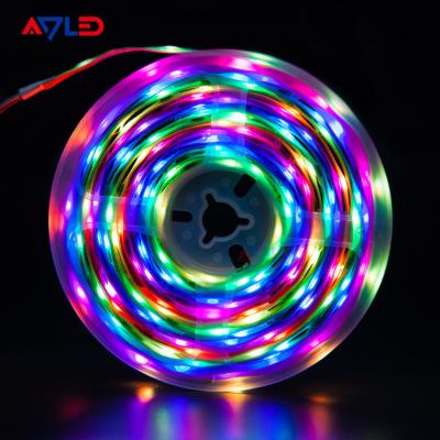 Luz de tira impermeável individualmente endereçável DC12V do diodo emissor de luz do RGB 24V