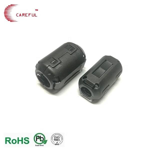 Couleur noir, gris et blanc Rohs ISO9001 deux pièces EMI Ferrite Clamp Core Pour l'utilisation EMI