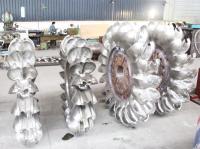 Turbina de agua personalizada de 200kw-20mw Producción de energía Instalación vertical / horizontal