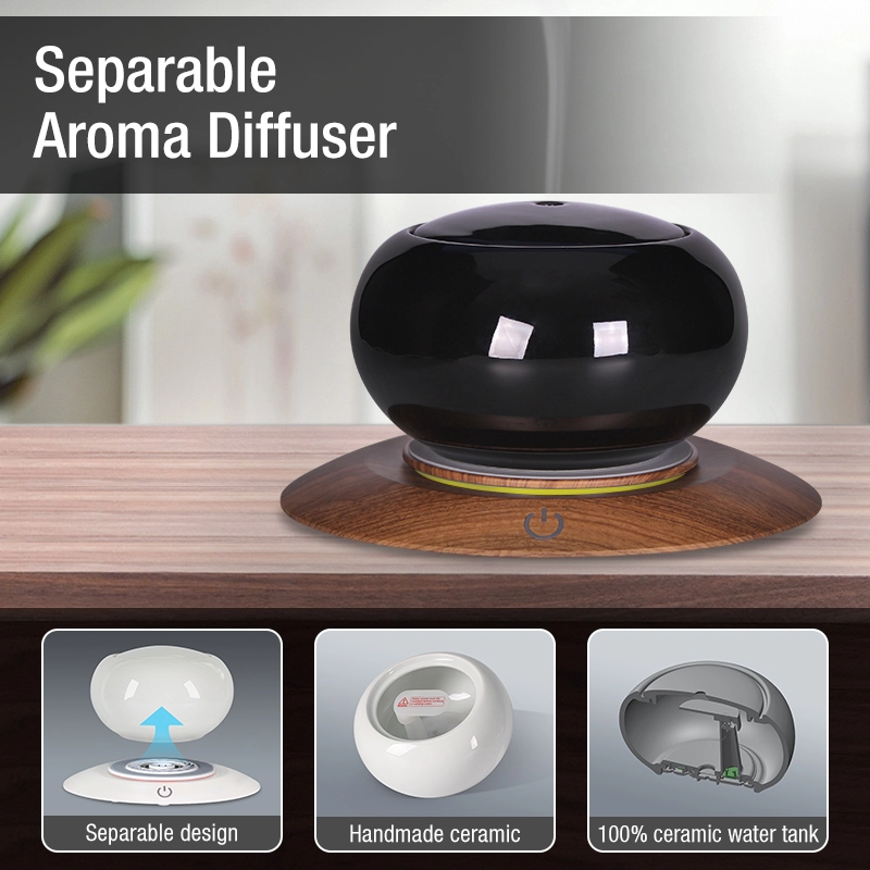 High Quality Humidifier Aromatherapy Essential Oils Humidifier Smart App Control Music Ceramic Porcelain Aroma Diffuser