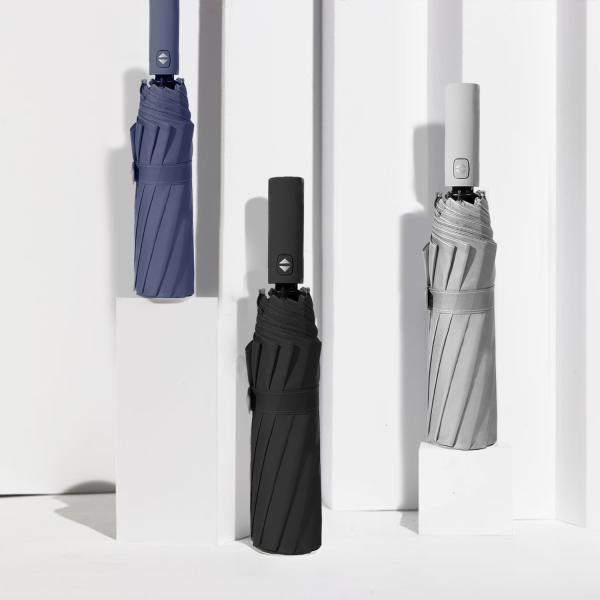 Commercial Gifts Three-folding Umbrella with High End Design Handle and Spare Parts