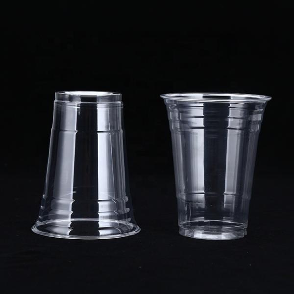 Eco-Friendly Disposable Cups Clear PLA Cups for Takeout in Restaurants