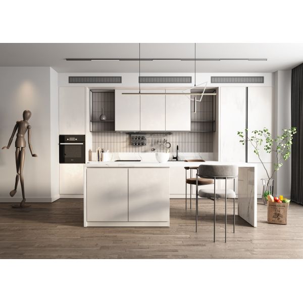 Kitchen Cabinets Luxury Ash Wood Design With Soft-Close Hinges Countertop
