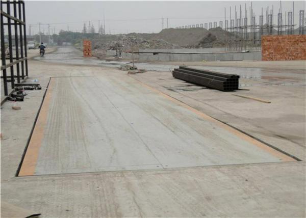 60 Ton Rated Load Truck Weighbridge 10mm Thickness Perfect Detection Means
