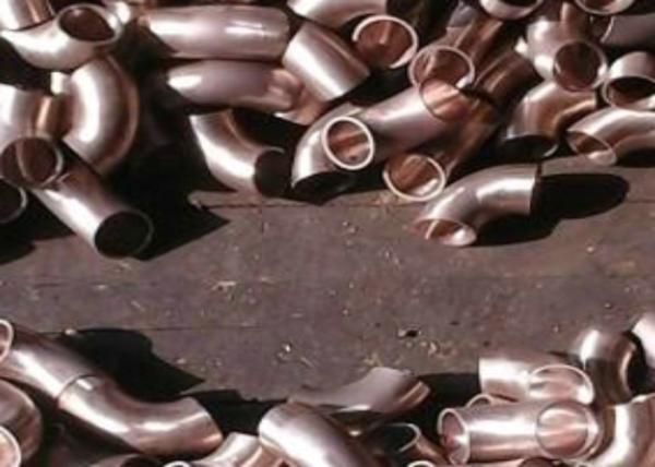 UNS C70600 CuNi 90/10 Cupro Nickel 1 inch - 12 inch Elbow 1mm 2.5mm To 8mm 10 Bar 14 Bar