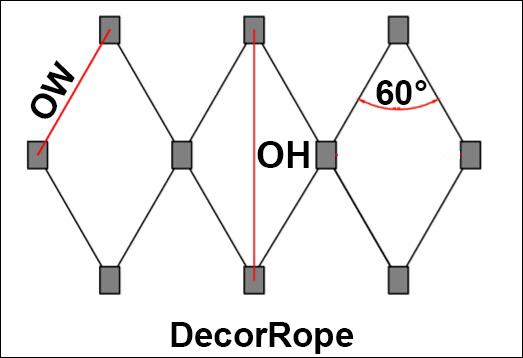Durable Stainless Steel Zoo Mesh , animals cage Wire ropeMesh For Giraffe fencing