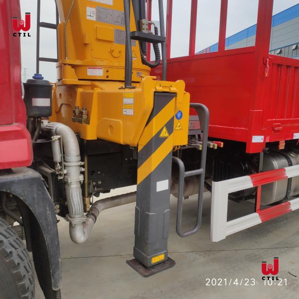 Сверхмощный прямой грузовик 6x4 GSQS300 4 заграждения вагона с краном Xcmg