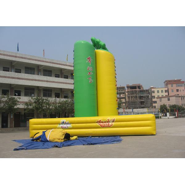 Durable Inflatable Interactive Games Inflatable Climbing Wall For Playground