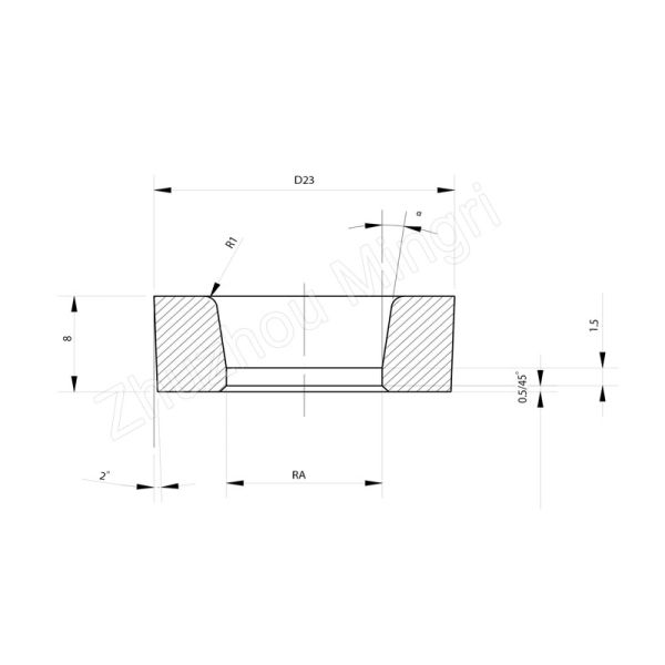 YG8 Grade Tungsten Carbide Wire Drawing Die Customizable for Copper Wire Drawing