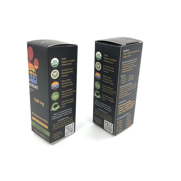 O filme lustroso feito sob encomenda com cartão branco da espessura 400g para a medicina Spary engarrafa o empacotamento da caixa de papel da joia