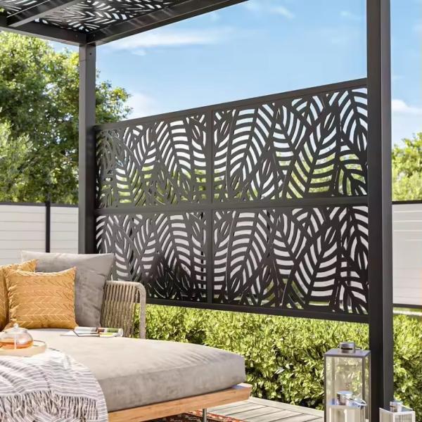 Silver Outdoor Metal Aluminum Decorative Privacy Screens With Low Maintenance