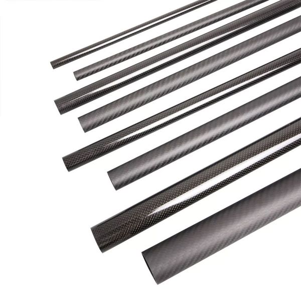 Customized Twill Weave Carbon Fiber Tube Available in Multiple Sizes and Lengths