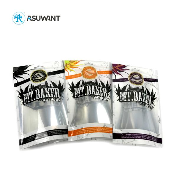 Custom Medical Weed Mylar Bags Operation Matte Aluminum For Marijuana Weed