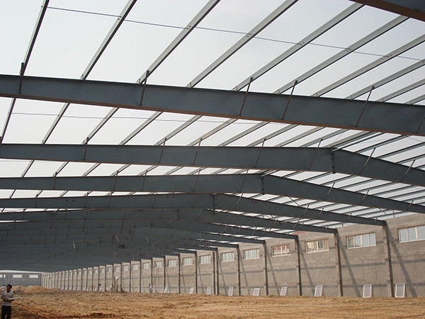 Low Carbon Steel Structure Buildings , Large Span Steel Structure Warehouse