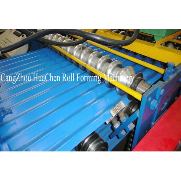 Popuar Size Metal Roof Double Layer Roll Forming Machine With Safe Cover