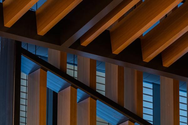 U Shape Square  Aluminum Baffle Ceiling Wood Pattern   40×100 / 50×100