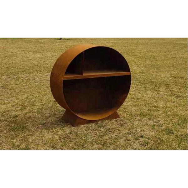 магазина журнала 120cm держатель швырка Corten декоративного деревенского кругового стальной