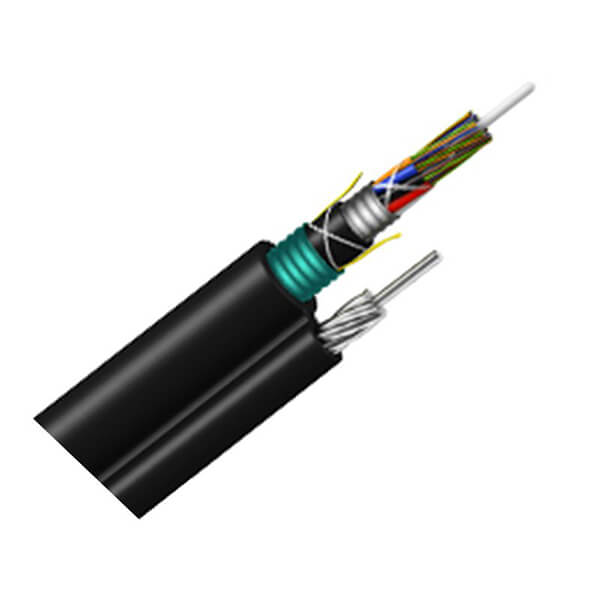 GYFTC8A53 Aerial Fiber Optic Cable Self Support 96 Core Figure 8 For Network