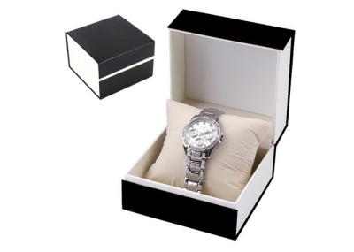 Fashional Luxury Paper Watch Box With Pillow Offset Printing Environmentally Friendly