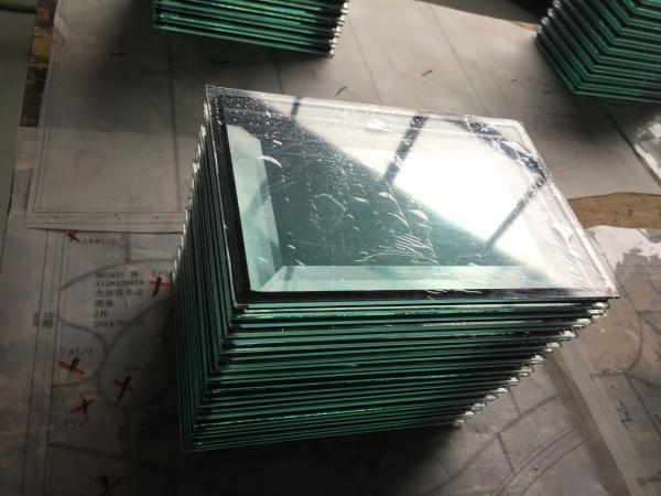 300*200MM clear insulated glass with  5MM beveled glass exported to America
