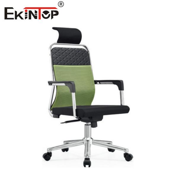 Cadeiras de computador de retalho alto com encosto de braço e suporte lombar ajustável