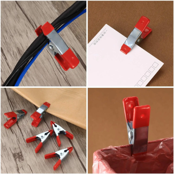 Custom Metal Spring Clamp Tools Hardware Hand Clamps White Metal Clamp 4'' 6'' 9''