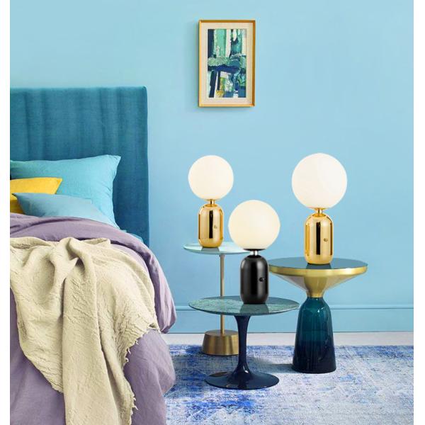 Стеклянная настольная лампа ухода за больным живущей комнаты диаметра 15 абажура/20/25cm