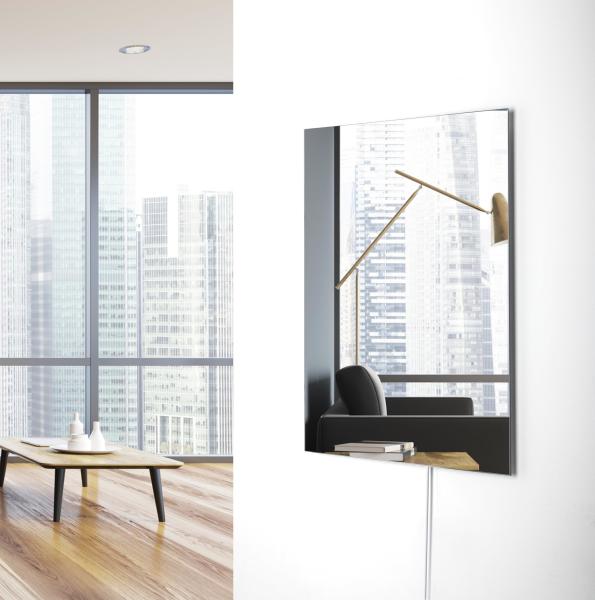 Aquecimento Eléctrico Infravermelho Temperado Sala Banheiro aquecedor Painel de vidro de parede para decoração