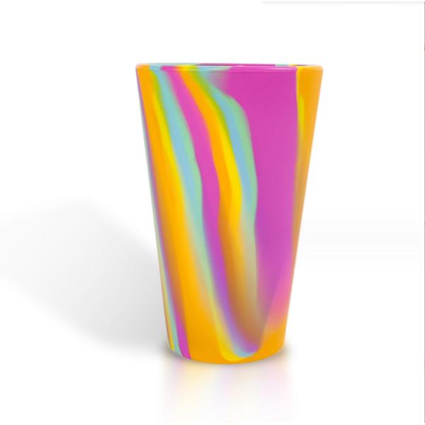 480ml 16 OZ BPA Free Silicone Durable Pint Beer Drinking Cup Ideal for Promotion Gift