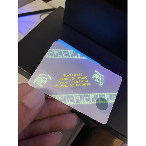New plastic card ID window magnetic card