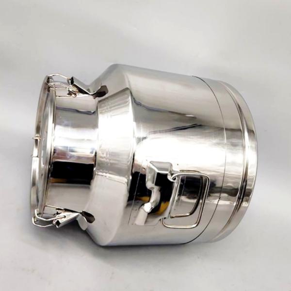 15L Mini-capacity Sealed bucket 304 Stainless steel 1.0mm Thickness milk can