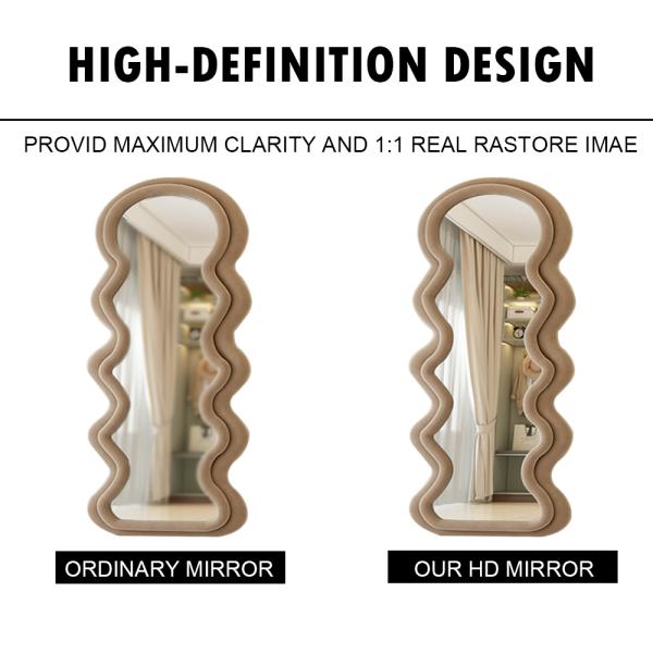 Contemporary Design Style Unbreakable Wall-Mounted Large Decorative Mirrors for Wall