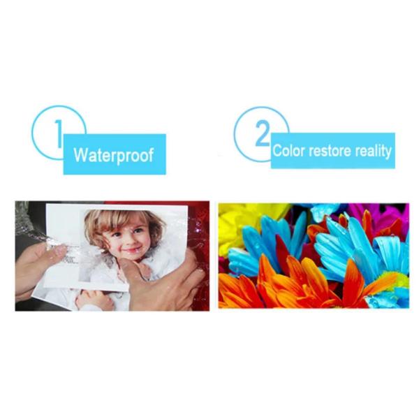 Цифровая печать 260 грамм 65 метров Rc чернила печать глянцевая минилабораторная фотобумага рулон