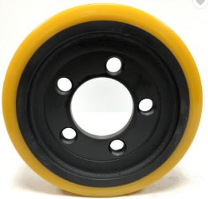 drive wheel for electric pallet truck PU on steel casters 200mm