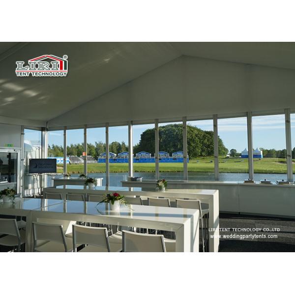 Шатер свадьбы емкости 1000 человек элегантный белый с подкладкой крыши украшения для партий