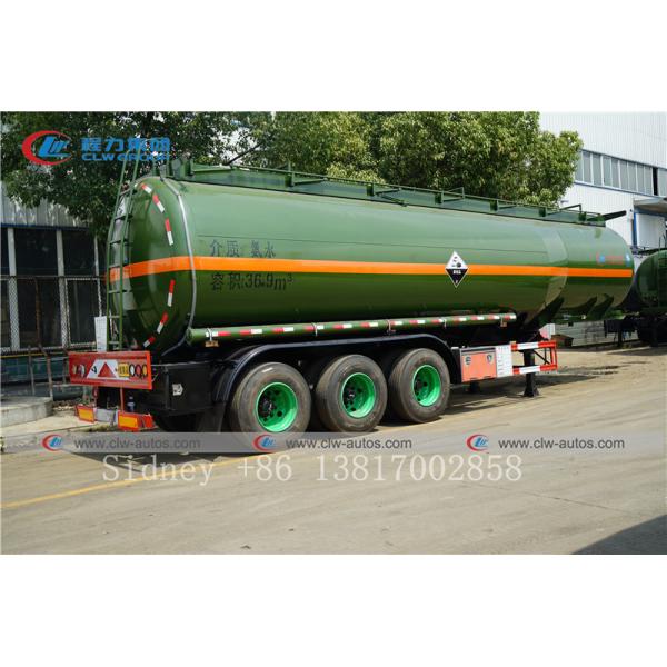 36cbm Q345 слабый стальной жидкостного амиака топливозаправщика трейлер Semi