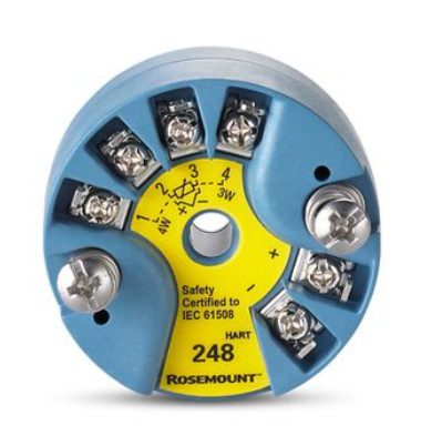 Rosemount 248 Head Mount Temperature Transmitter 5-Point Calibration Options