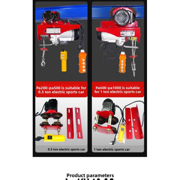 Electric Chain Hoist with 0.5 Ton Load Capacity and 220V Voltage for Gantry Crane Lifting Machine