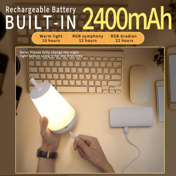 Portable Colorful Warm Touch Night Lights For Kids Gifts